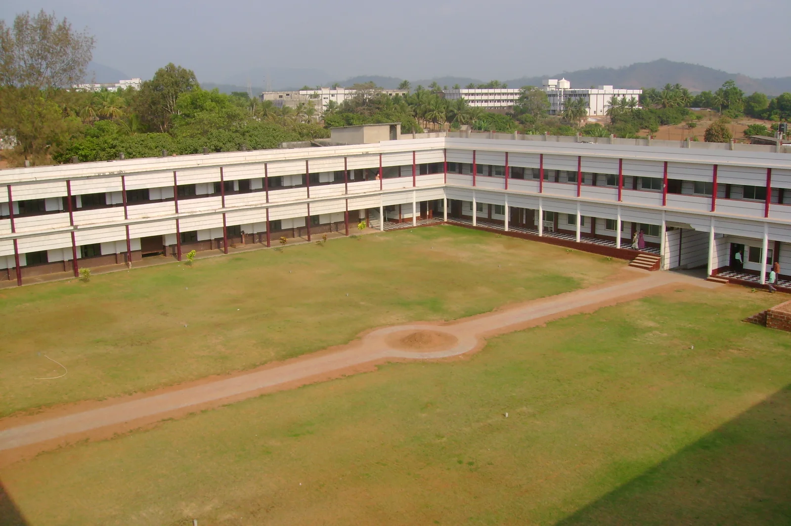 College campus view